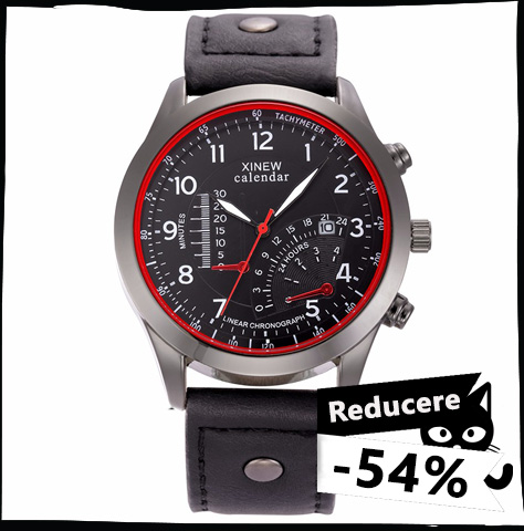Ceas Quartz XINEW Black Wing