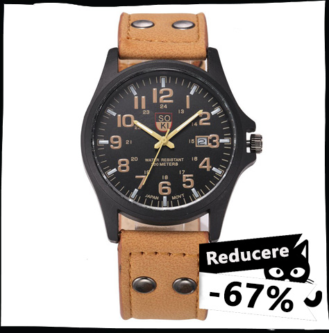 Ceas Quartz Soki Military