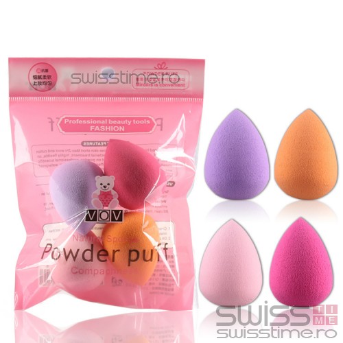 Set bureti make-up reutilizabili Powder Puff 6013ACM