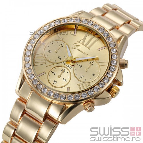 Ceas Dama Quartz Geneva Grandiosa