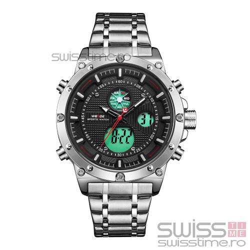 Ceas WEIDE Quartz Casual Sport Negru WH6906m