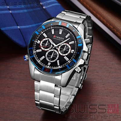 Ceas Quartz Curren BlueMaster