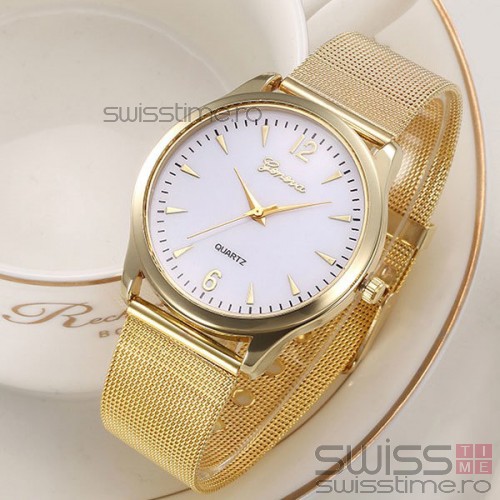 Ceas Dama Quartz Geneva Sunshine