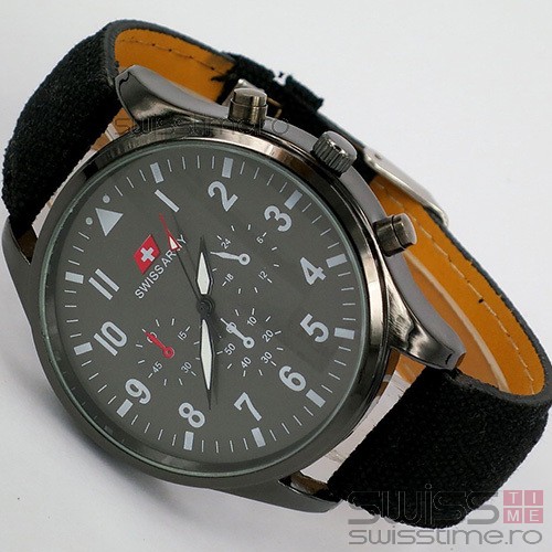 Ceas Quartz Swiss Army Legion-negru