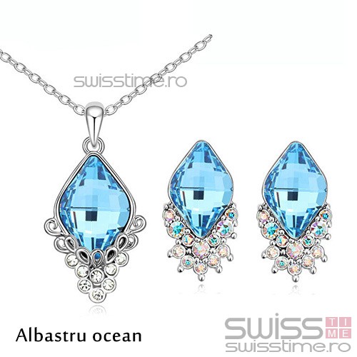 Set Treasured Diamond-Albastru ocean