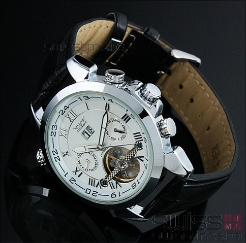 Ceas Automatic Jaragar Tourbillon Select Edition-alb