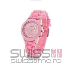 Ceas Dama Quartz Geneva Joy -rose