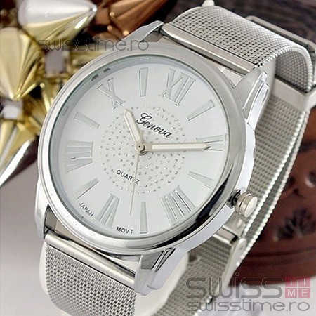 Ceas Dama Quartz Geneva Crystal Elite