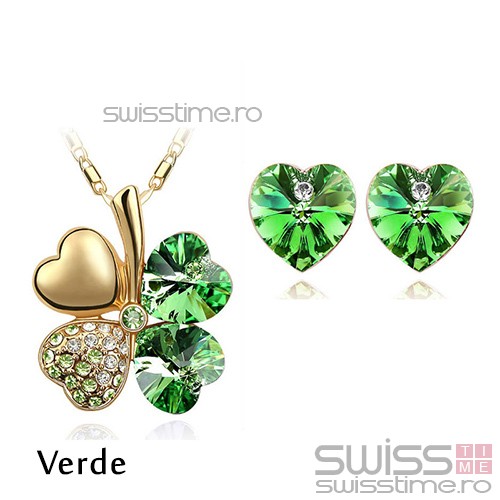 Set Four Hearts-Verde