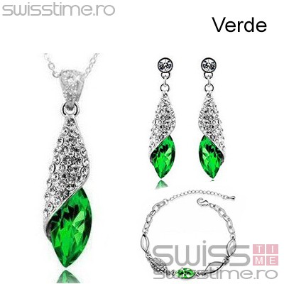 Set Diamond Water Drops-Verde