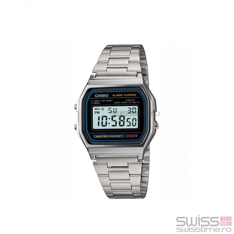 casio a158w set time