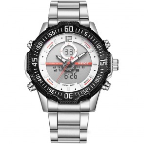 Ceas WEIDE Quartz Casual Sport Alb WH6105-2C