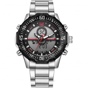 Ceas WEIDE Quartz Casual Sport Rosu WH6105-3C