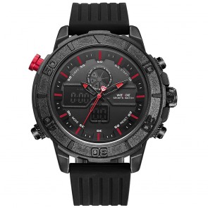 Ceas WEIDE Quartz Casual Sport Rosu WH6108B-7C