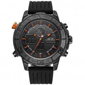 Ceas WEIDE Quartz Casual Sport Orange WH6108B-10C