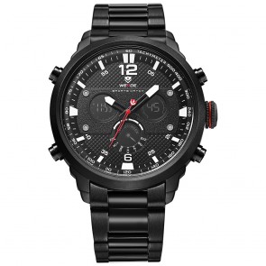 Ceas WEIDE Quartz Casual Sport Negru WH6303B-1C