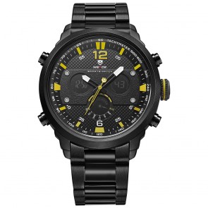 Ceas WEIDE Quartz Casual Sport Galben WH6303B-3C