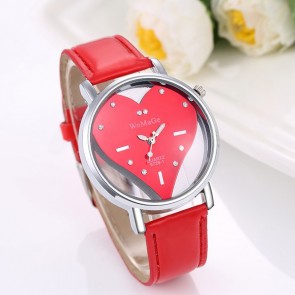 Ceas Dama Quartz Red Heart