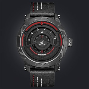 Ceas WEIDE Quartz Casual Sport Rosu UV1708B-2C