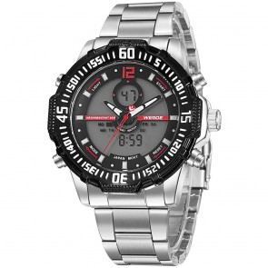 Ceas WEIDE Quartz Casual Sport Rosu WH6105-3C