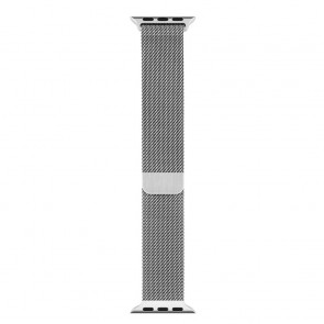 Bratara compatibila Apple Watch 1/2/3/4 Milanese Loop 42-44 mm 8017ACS-argintiu