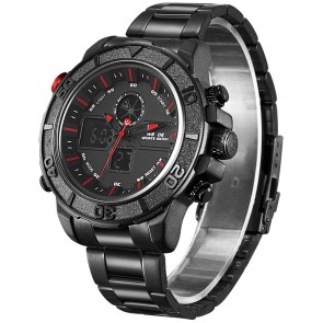 Ceas WEIDE Quartz Casual Sport Rosu WH6108B-2C