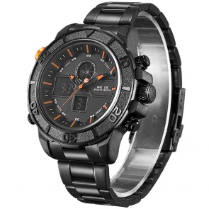 Ceas WEIDE Quartz Casual Sport Orange WH6108B-5C