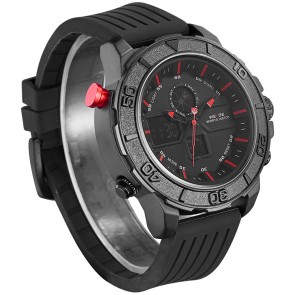 Ceas WEIDE Quartz Casual Sport Rosu WH6108B-7C