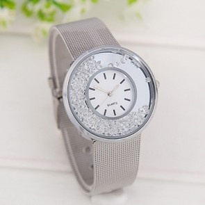 Ceas Dama Quartz Diamond Rain