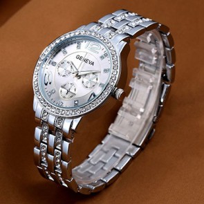 Ceas Dama Quartz Geneva Crystal Select