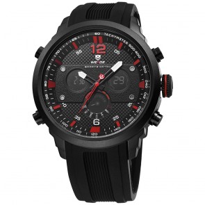 Ceas WEIDE Quartz Casual Sport Rosu WH6303B-6C