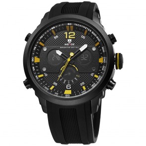 Ceas WEIDE Quartz Casual Sport Galben WH6303B-7C