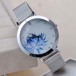 Ceas Dama Quartz Blue Bloom