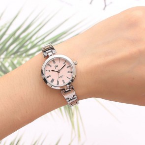 Ceas Dama Quartz jw Silver Pink