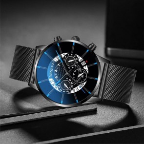 Ceas Quartz Geneva Dark Spider