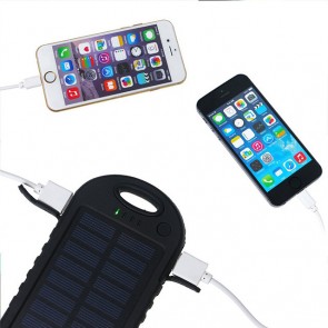 Acumulator extern USB si solar Power bank 5000 mAh 6022PBK