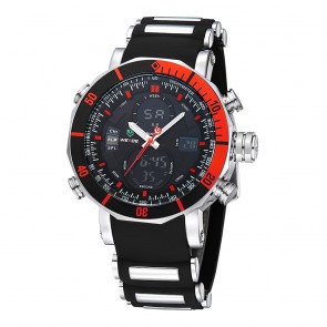 Ceas WEIDE Quartz Casual Sport Rosu WH5203-9C