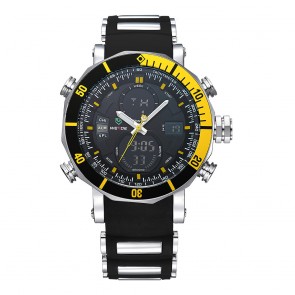 Ceas WEIDE Quartz Casual Sport Galben WH5203-10C