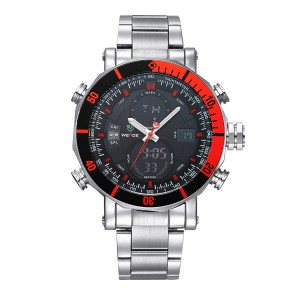 Ceas WEIDE Quartz Casual Sport Rosu WH5203-3C