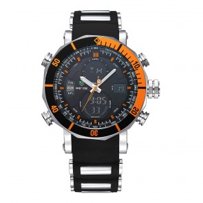 Ceas WEIDE Quartz Casual Sport Orange WH5203-12C