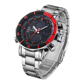 Ceas WEIDE Quartz Casual Sport Rosu WH5203-3C