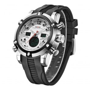 Ceas WEIDE Quartz Casual Sport Alb WH5205-8C