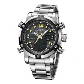 Ceas WEIDE Quartz Casual Sport Galben WH5205-4C