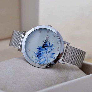 Ceas Dama Quartz Blue Bloom