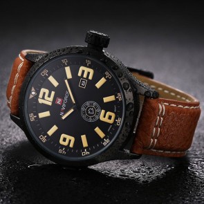 Ceas Quartz NAVIFORCE Brown Dash