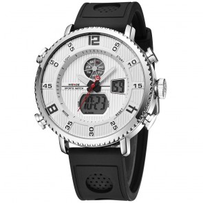 Ceas WEIDE Quartz Casual Sport Alb WH6106-2C