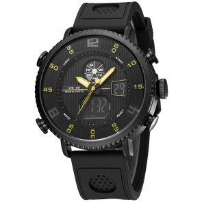 Ceas WEIDE Quartz Casual Sport Galben WH6106B-3C