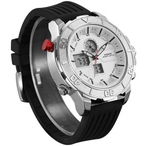 Ceas WEIDE Quartz Casual Sport Alb WH6108-4C