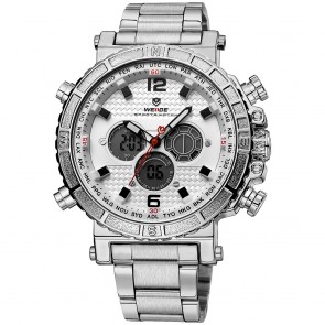 Ceas WEIDE Quartz Casual Sport Alb WH6305-2C