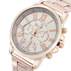 Ceas Dama Quartz Geneva Casual Rose